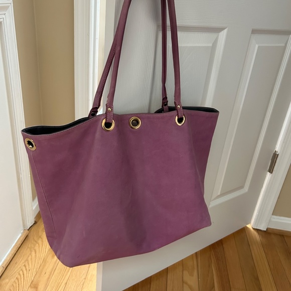 Large fuschia tote bag - Picture 6 of 7